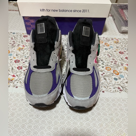 NEW BALANCE KITH X UNITED ARROWS & SONS X 990V4 MADE IN USA Grey/Pink Size 11 main image 5